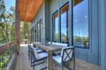 Firefly Mountain - Outdoor Dining on Entry Level Deck